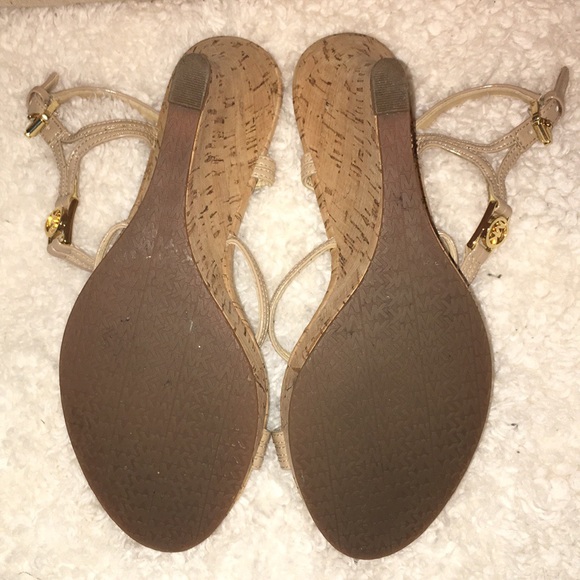 Michael Kors Cork Look Wedge Sandal - Picture 3 of 6